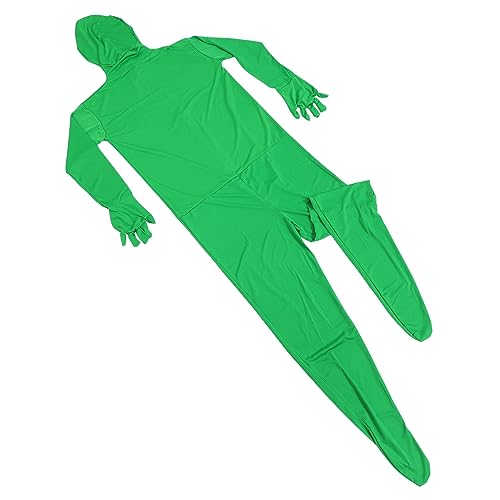 minkissy Halloween Kostüm Bodysuit Grün Ninja Ganzkörperanzug Elastisch Party Performance Kostüm für Karneval und Maskerade von minkissy