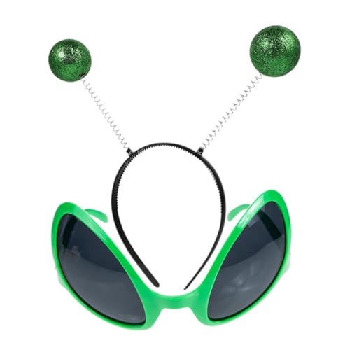 minkissy Halloween Kostüm Zubehör 2 Stücke Alien Gläser Antenne Stirnband Antenne Für Party minkissy Halloween Kostüm Zubehör 2 Stücke Alien Gläser Antenne Stirnband Antenne Für Party von minkissy