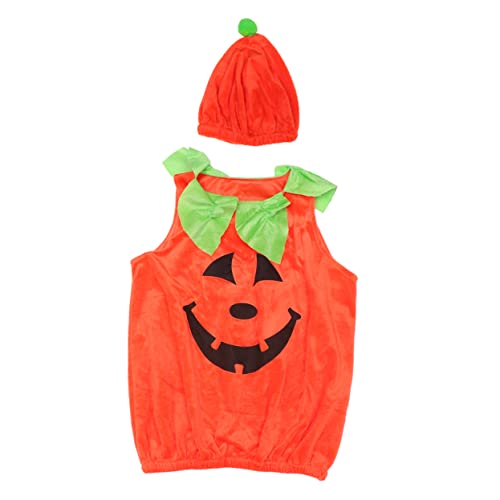 minkissy Halloween Kürbis Kostüm aus Hochwertigem Sicherem Polyester Umweltfreundlich und Bequem Detailreich Verarbeitet Vielseitig für Bühnenauftritte und Halloween Partys Geeignet S für von minkissy