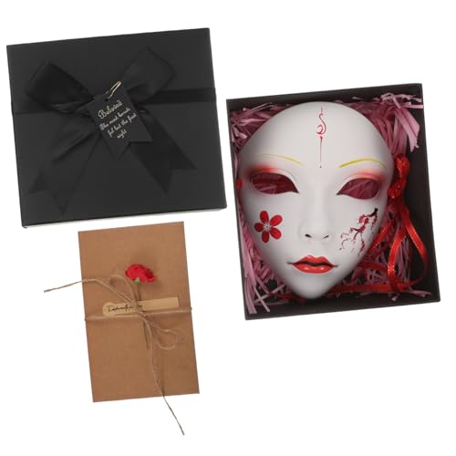 minkissy Halloween Maske für Erwachsene Handgemalte Cosplay Dekoration Vollgesichtsmaske mit Einzigartigem Design für Halloween und Festivitäten Geschenkbox minkissy Halloween Maske für Erwachsene Handgemalte Cosplay Dekoration Vollgesichtsmaske mit Einzigartigem Design für Halloween und Festivitäten Geschenkbox von minkissy