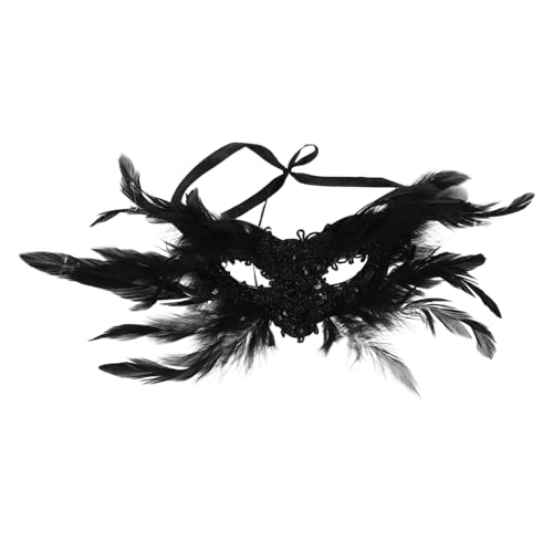 minkissy Halloween Maske mit Federn und Elastischem Band für Kostümpartys und Aufführungen zu Tragen für Frauen Vielseitig Einsetzbar für Verschiedene Anlässe minkissy Halloween Maske mit Federn und Elastischem Band für Kostümpartys und Aufführungen zu Tragen für Frauen Vielseitig Einsetzbar für Verschiedene Anlässe von minkissy