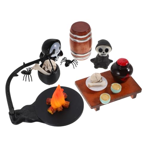 minkissy Halloween Mini Figuren Teilig Realistische Miniatur Dekorationen aus Kunststoff Vielseitige Halloween Party und Puppenhaus Accessoires für Garten und Szenen minkissy Halloween Mini Figuren Teilig Realistische Miniatur Dekorationen aus Kunststoff Vielseitige Halloween Party und Puppenhaus Accessoires für Garten und Szenen von minkissy