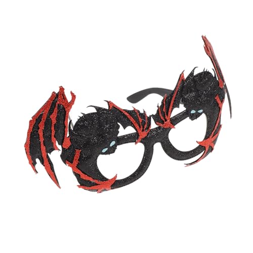 minkissy Halloween Partybrille aus Papier Kreative Halloween Brille mit Kürbis Spinne Katze Bunte Partybrillen für Kostüm Festival und Outdoor Aktivitäten von minkissy