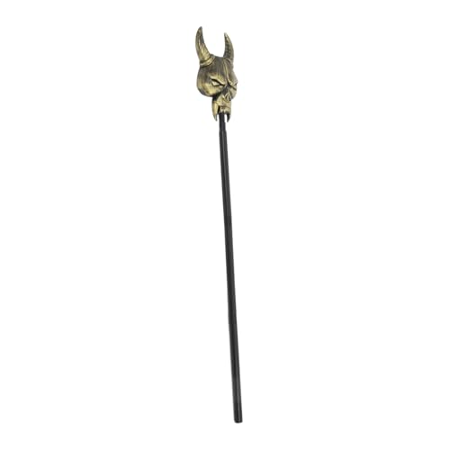 minkissy Halloween Skeletthandstock Gruselige Cosplay Requisite für Halloween Partys und Festlichkeiten Stabil und Detailreich für Besondere Anlässe und Bühnenaufführungen von minkissy