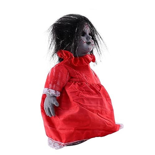 minkissy Halloween Stimmeaktivierte Geisterpuppe mit Leuchtaugen und Automatischem Gehen Gruselige Dekoration für Halloweenpartys und Spukhäuser Batteriefrei Realistische Horror Atmosphäre minkissy Halloween Stimmeaktivierte Geisterpuppe mit Leuchtaugen und Automatischem Gehen Gruselige Dekoration für Halloweenpartys und Spukhäuser Batteriefrei Realistische Horror Atmosphäre von minkissy
