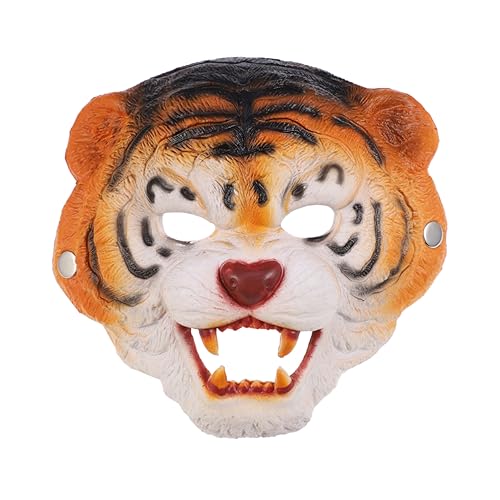 minkissy Halloween Tiger Maske aus Hochwertigem Material Bequeme Karnevalsmaskerade für Kostümparty Cosplay und Halloween Performance Sorgt für Besondere Atmosphäre und Unvergessliche minkissy Halloween Tiger Maske aus Hochwertigem Material Bequeme Karnevalsmaskerade für Kostümparty Cosplay und Halloween Performance Sorgt für Besondere Atmosphäre und Unvergessliche von minkissy