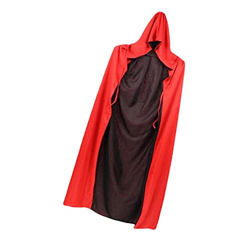minkissy Halloween Umhang Doppelstöckiger Vampir Umhang mit Unisex Cosplay Cape für Halloween Karneval Rollenspiele von minkissy