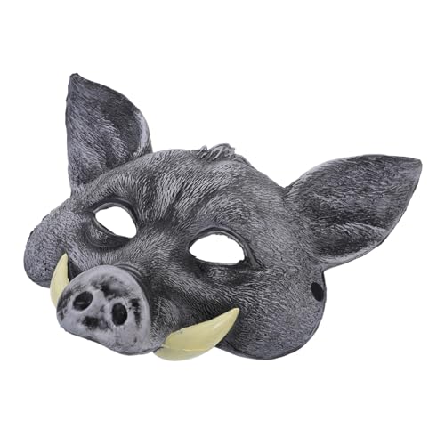 minkissy Halloween Wildschwein Maske Kreatives Kostümzubehör für Partys Sicher und Bequem zu Tragen für Faschings und Halloween Veranstaltungen Stilvolles Design und Vielseitig Einsetzbar minkissy Halloween Wildschwein Maske Kreatives Kostümzubehör für Partys Sicher und Bequem zu Tragen für Faschings und Halloween Veranstaltungen Stilvolles Design und Vielseitig Einsetzbar von minkissy