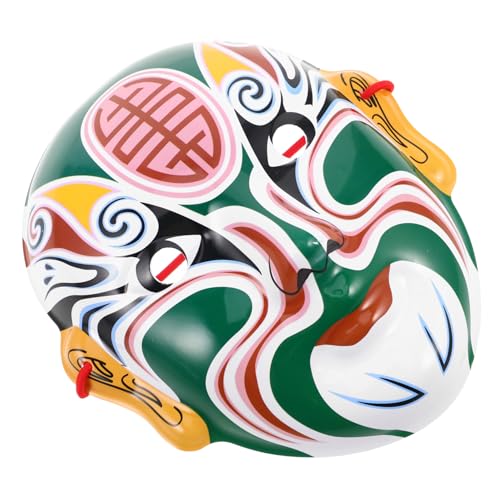 minkissy Handgefertigte Dekorative Maske Einzigartiges Kostümzubehör für Halloween Cosplay und Partys mit Kulturellem Charme minkissy Handgefertigte Dekorative Maske Einzigartiges Kostümzubehör für Halloween Cosplay und Partys mit Kulturellem Charme von minkissy