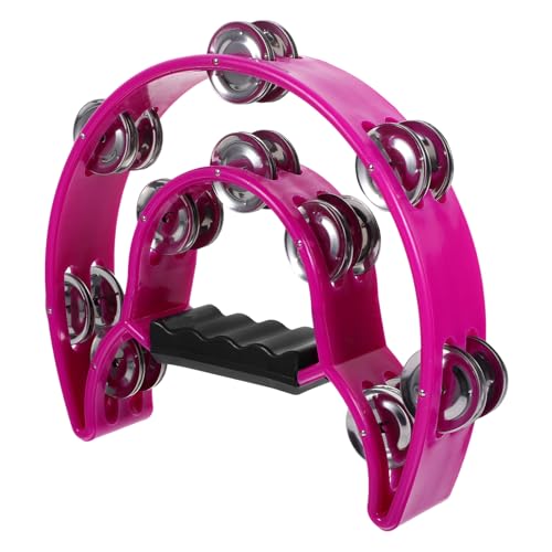 minkissy Handheld Tambourine mit Jingle Bells Musikinstrument für Partys Ktv und Kinderaufführungen Doppelte Metallglocken Sicher und Langlebig zur des Musikinteresses minkissy Handheld Tambourine mit Jingle Bells Musikinstrument für Partys Ktv und Kinderaufführungen Doppelte Metallglocken Sicher und Langlebig zur des Musikinteresses von minkissy