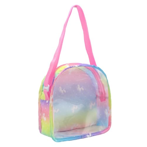 minkissy Handliche Puppenzubehör Tasche Transparent Tragbare Aufbewahrungstasche Für Spielzeugflaschen Und Doll Accessoires Kleine Multifunktionale Tasche von minkissy