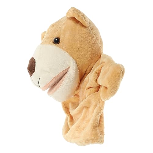 minkissy Handpuppe Bär mit Beweglichem Mund Realistisches Tier Handpuppenspielzeug für Fördert Motorik Kommunikation und Eltern Junge Mädchen Interaktion Geeignet für Geschichten und von minkissy