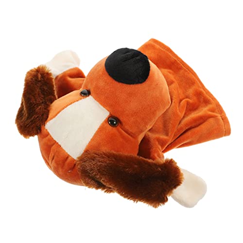 minkissy Handpuppe Hund Plüschtier mit Buntem Design Leichtes Strapazierfähiges Handspielzeug für Sprachförderung und Interaktives Eltern Junge Mädchen Spiel und Realistisch für Drinnen von minkissy