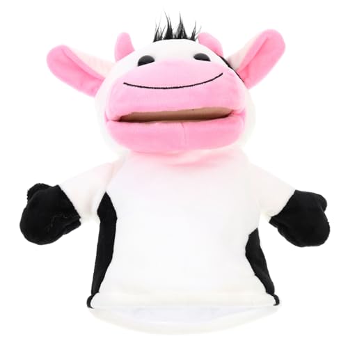 minkissy Handpuppe Tiermotiv Plüsch mit Beweglichem Mund Kreatives Rollenspiel Erzählspielzeug für Motorische Fähigkeiten und Eltern Junge Mädchen Interaktion von minkissy