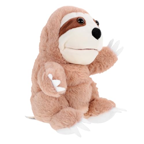 minkissy Handpuppen Faultier Plüschspielzeug für Interaktives Geschichtenerzählen Geeignet für Kindergeburtstage und Kreative Rollenspiele von minkissy