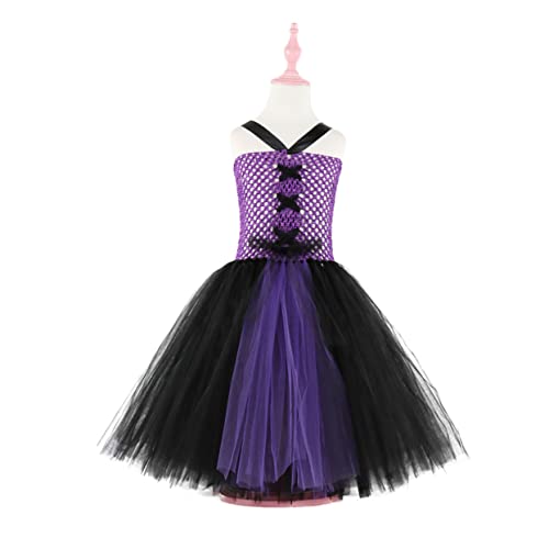 minkissy Hexen Kostüm Halloween Cosplay Kleid mit Tüllrock Leichtes Material Langlebig und Farbecht Mädchen Kostüm für Karneval Party und Rollenspiele minkissy Hexen Kostüm Halloween Cosplay Kleid mit Tüllrock Leichtes Material Langlebig und Farbecht Mädchen Kostüm für Karneval Party und Rollenspiele von minkissy