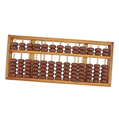 minkissy Holz Abacus Perlen Rechenrahmen für Lernspielzeug zur Verbesserung der Rechenfähigkeiten und Geistigen Entwicklung Geeignet für Schule und Zuhause von minkissy