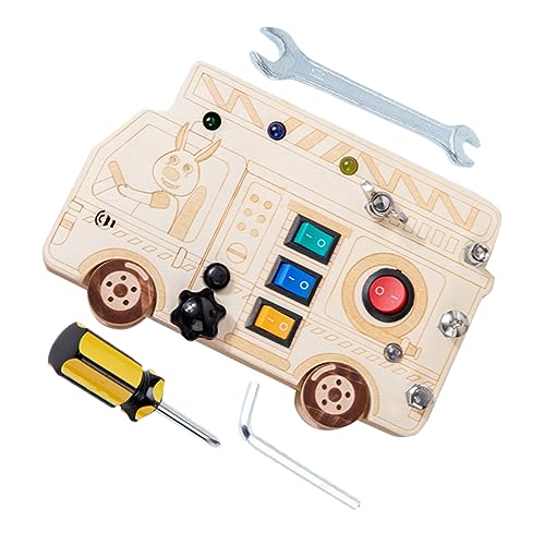 minkissy Holz Busy Board Lernspielzeug für Kleinkinder Motorische und Hand Auge Koordination Montessori Inspiriertes Aktivitätsspielzeug Pädagogisch für Junge Mädchen Ab Jahr Robustes minkissy Holz Busy Board Lernspielzeug für Kleinkinder Motorische und Hand Auge Koordination Montessori Inspiriertes Aktivitätsspielzeug Pädagogisch für Junge Mädchen Ab Jahr Robustes von minkissy