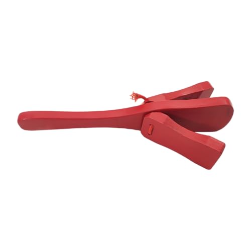 minkissy Holz Castanet für Lustiges Percussion Instrument Tragbares Flapperspielzeug Kreativität und Intelligenz für Jungen und Mädchen Sicheres von minkissy