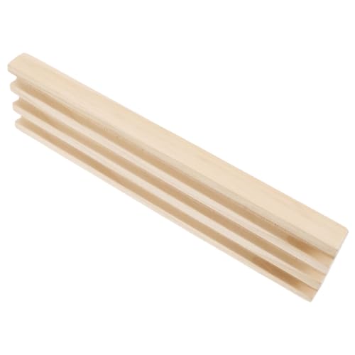 minkissy Holz Domino Halter Rutschfestes Tray DIY Zubehör für Tischspiele und Karten Langlebiger Organizer für Domino und Buchstabenkarten Vielseitig Nutzbar Kreatives Design von minkissy