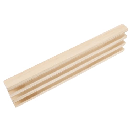 minkissy Holz Domino Rack Rutschfester Domino Halter für Komfortables Geeignet für Brettspiele und Alphabet Lernspiele aus Hochwertigem Kiefernholz Gefertigt von minkissy