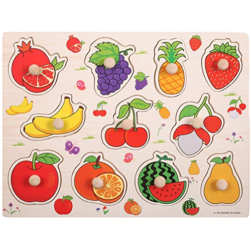minkissy Holz Früchte Puzzle für Kleinkinder Interaktives Lernspielzeug Früherziehung Spielzubehör für Eltern Junge Mädchen Aktivitäten minkissy Holz Früchte Puzzle für Kleinkinder Interaktives Lernspielzeug Früherziehung Spielzubehör für Eltern Junge Mädchen Aktivitäten von minkissy