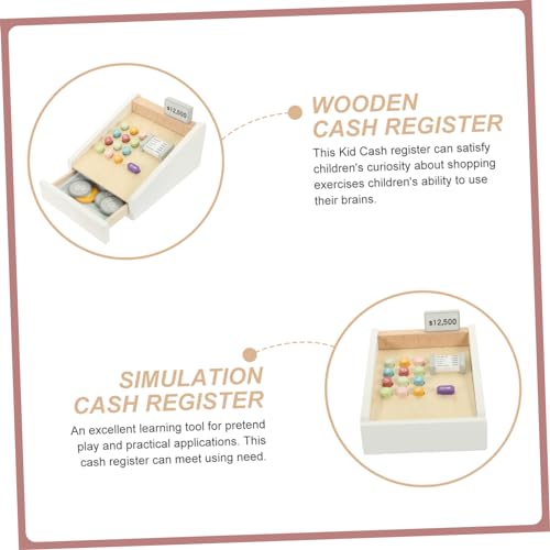 minkissy Holz Kasse Set Bunte Simulation Registrierkasse mit Taschenrechnerfunktion und Scanner Interaktives Lernspielzeug für Kleinkinder Kaufladen Zubehör für Kreatives Rollenspiel minkissy Holz Kasse Set Bunte Simulation Registrierkasse mit Taschenrechnerfunktion und Scanner Interaktives Lernspielzeug für Kleinkinder Kaufladen Zubehör für Kreatives Rollenspiel von minkissy