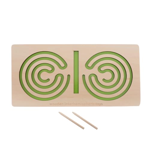 minkissy Holz Maze Brettspiel für Motorikspielzeug Hand Augen Koordination und Feinmotorik für Frühe Lernförderung und Kognitive Entwicklung minkissy Holz Maze Brettspiel für Motorikspielzeug Hand Augen Koordination und Feinmotorik für Frühe Lernförderung und Kognitive Entwicklung von minkissy