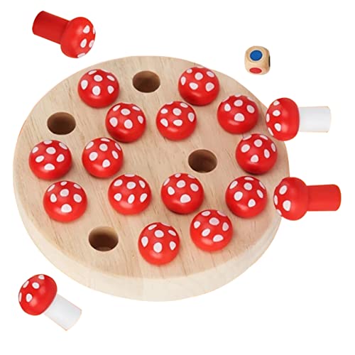minkissy Holz Memory Spiel für Interaktives Denkspiel zur Intelligenzentwicklung Farbiges Lernspielzeug Fördert Gedächtnis und Koordination Umweltfreundliches Holzspielzeug Pädagogisches von minkissy