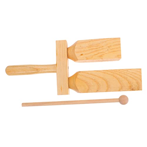minkissy Holz Orff Percussion Instrument für Musikalisches Rhythmusspielzeug aus Hochwertigem Holz für Musikalische Früherziehung und Kreative Spielzeiten von minkissy