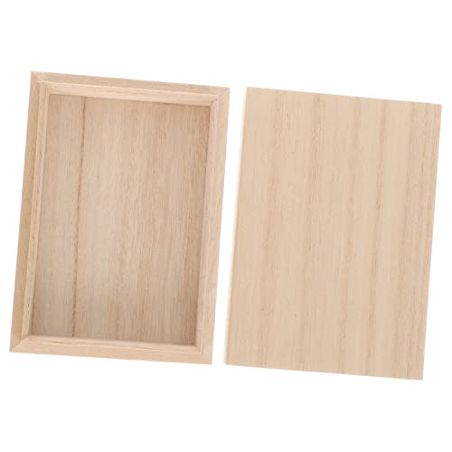 minkissy Holz Poker Aufbewahrungsbox Spielkartenbox mit Deckel Staubschutz Kartenspiel Organizer aus Langlebigem Holz Kompakte Box für Poker Karten und Perlen Praktisch für Spieleabende von minkissy