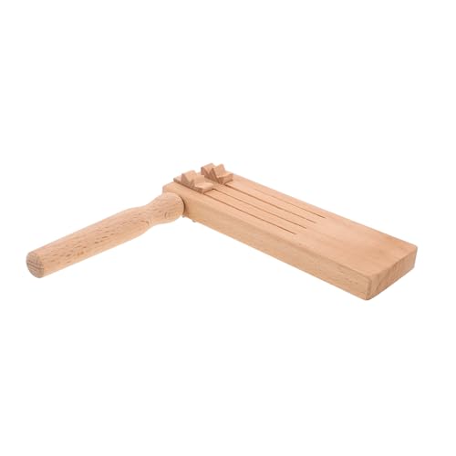 minkissy Holz Ratschenspielzeug für Traditionelles Mexikanisches Geräuschmacher Instrument Doppelte Reihe Orff Musikinstrument für Frühe Bildung für Partys und Sportveranstaltungen von minkissy