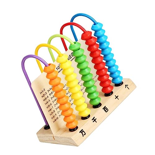 minkissy Holz Rechenrahmen Lernspielzeug Bunte Perlen Pädagogisches Zählspielzeug für Jungen Mädchen zur Feinmotorik und Rechenfähigkeit minkissy Holz Rechenrahmen Lernspielzeug Bunte Perlen Pädagogisches Zählspielzeug für Jungen Mädchen zur Feinmotorik und Rechenfähigkeit von minkissy