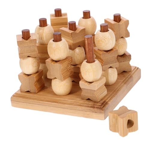 minkissy Holz Schachbrett Schachspiel Brettspiel Langlebig Sicher Pädagogisch für Altersgruppen Geeignet von minkissy
