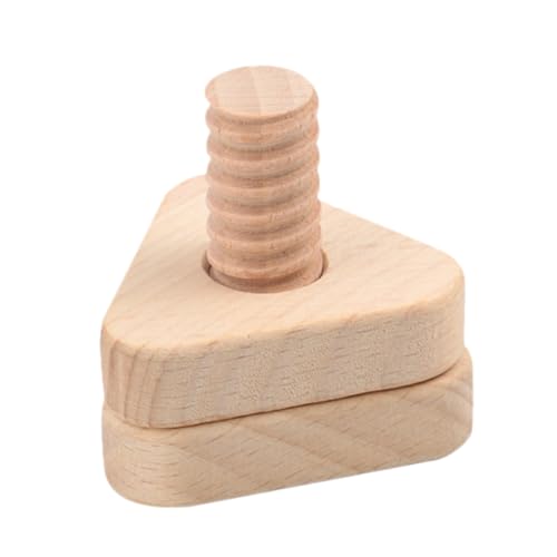 minkissy Schraubenspielzeug für Kinder Holz Pädagogisches Montage Spielzeug Selbstgemacht Schraubenspielzeug mit Muttern Frühpädagogisches Holzspielzeug Sortierspielzeug für Kleinkinder von minkissy