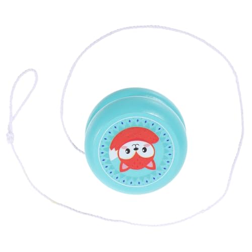 minkissy Holz Yo Yo Tragbares Lernspielzeug mit Glatter Oberfläche und Niedlichem Design Hand Auge Koordination und Fingerfertigkeit für Jungen und Mädchen von minkissy