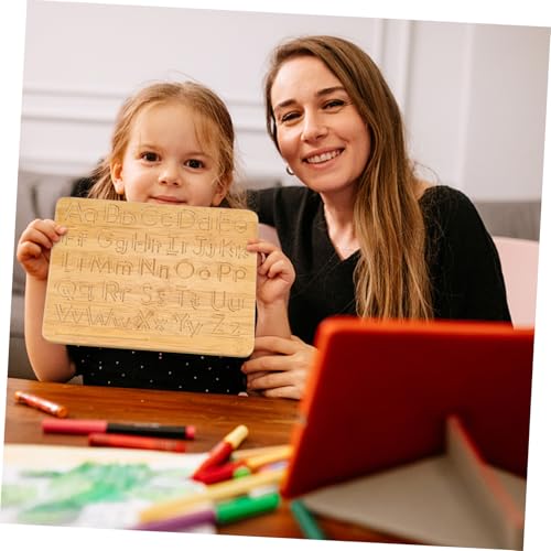minkissy Holz Zahlen Buchstaben übungstafel Doppelseitig mit Stift Pädagogisches Lernspielzeug für Vorschulkinder Sichere Holz Schreibtafel zur Kognitiver Fähigkeiten minkissy Holz Zahlen Buchstaben übungstafel Doppelseitig mit Stift Pädagogisches Lernspielzeug für Vorschulkinder Sichere Holz Schreibtafel zur Kognitiver Fähigkeiten von minkissy