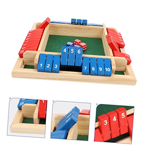 minkissy Holz Zahlen Würfelspiel mit Rutsch Brett Party für Spieler Tragbares Lustiges Brettspiel für Familien und Ktv Interaktives Trinkspiel Requisiten Spielspaß minkissy Holz Zahlen Würfelspiel mit Rutsch Brett Party für Spieler Tragbares Lustiges Brettspiel für Familien und Ktv Interaktives Trinkspiel Requisiten Spielspaß von minkissy