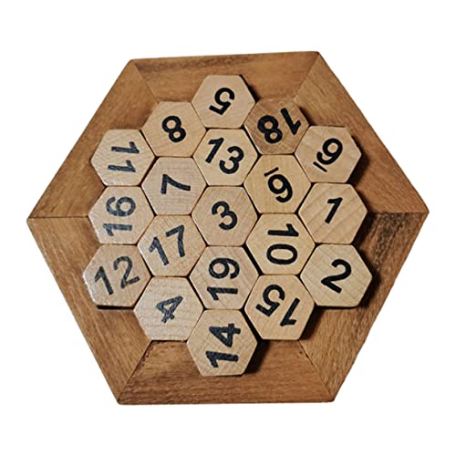 minkissy Holz Zahlenpuzzle Pädagogisches Lernspielzeug aus Sicherem Material Fördert Zahlenverständnis und Feinmotorik Teiliges Sechseckiges Puzzle für Ab Jahren für Spielerisches Lernen minkissy Holz Zahlenpuzzle Pädagogisches Lernspielzeug aus Sicherem Material Fördert Zahlenverständnis und Feinmotorik Teiliges Sechseckiges Puzzle für Ab Jahren für Spielerisches Lernen von minkissy