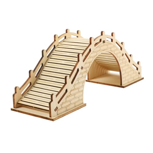 minkissy Holzbaukasten Arch Bridge DIY Lernspielzeug aus Holz zum Selbstmontieren Pädagogisches Bastelset zur Kreativität und Vorstellungskraft Sicher und Dekorativ von minkissy