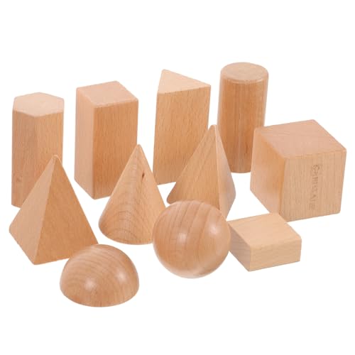 minkissy Holzbausteine Geometrische Formen Montessori Lernspielzeug Stapelspielzeug Fördert Formenerkennung Feinmotorik und Kognition für Ab Jahren von minkissy