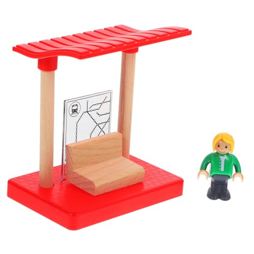 minkissy Holzeisenbahn Zubehör Miniatur Bahnhof Plattform aus Holz für Sichere Kanten Realistische Modelleisenbahn Szene Pädagogisches BAU Passend für Gängigen Holzgleise minkissy Holzeisenbahn Zubehör Miniatur Bahnhof Plattform aus Holz für Sichere Kanten Realistische Modelleisenbahn Szene Pädagogisches BAU Passend für Gängigen Holzgleise von minkissy