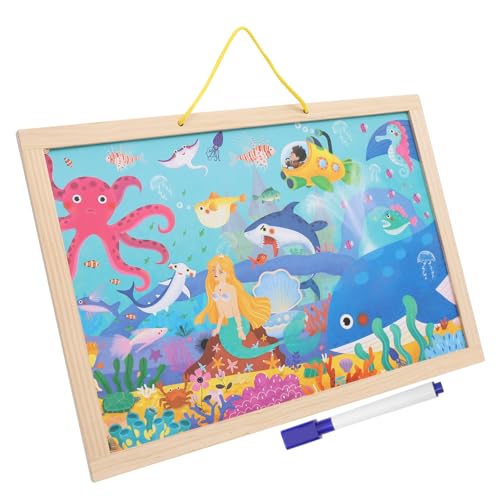 minkissy Holzpuzzle Lernspielzeug mit Pädagogisches Holz Puzzle Board mit Glatten Kanten Sicher und Langlebig für Vorschule und Frühe Entwicklung von minkissy