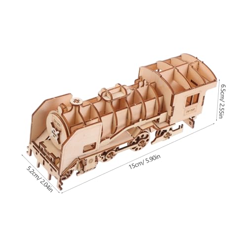 minkissy Holzpuzzle Zug Modellbausatz für Erwachsene DIY Holzspielzeug Hand Augen Koordination Hochwertiges Kindersicheres Holz Kreatives Lernspielzeug minkissy Holzpuzzle Zug Modellbausatz für Erwachsene DIY Holzspielzeug Hand Augen Koordination Hochwertiges Kindersicheres Holz Kreatives Lernspielzeug von minkissy