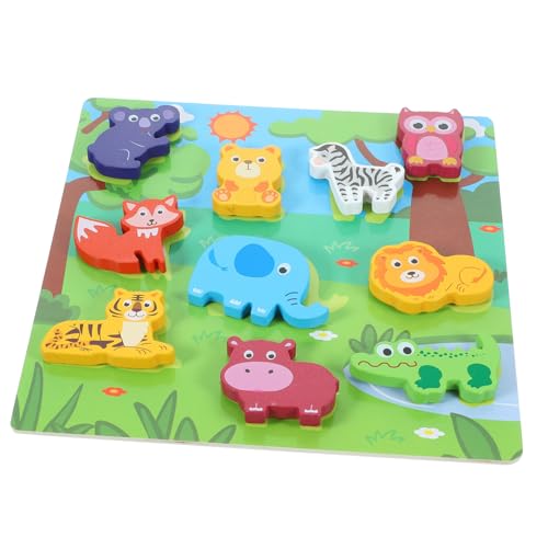 minkissy Holzpuzzle für Kleinkinder Montessori Lernspielzeug aus Sicherem Holz Fördert Hand Auge Koordination und Kreatives Denken Multikulturelles Pädagogisches Puzzle für Frühe Bildung von minkissy