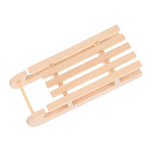 minkissy Holzschlitten Miniatur aus Massivem Holz DIY Bemalbar Stabiles Mini Ornament für Puppenhaus Weihnachtsdeko Kreative Bastelidee für Festliche Szenen und Kindliche minkissy Holzschlitten Miniatur aus Massivem Holz DIY Bemalbar Stabiles Mini Ornament für Puppenhaus Weihnachtsdeko Kreative Bastelidee für Festliche Szenen und Kindliche von minkissy