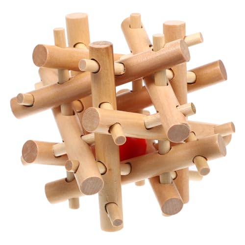 minkissy Holzspielzeug Burr Puzzle Kugel im Käfig Lernspielzeug für Pädagogisch Fördert Logisches Hand Auge Koordination Motorisches Geschick Ab Jahren minkissy Holzspielzeug Burr Puzzle Kugel im Käfig Lernspielzeug für Pädagogisch Fördert Logisches Hand Auge Koordination Motorisches Geschick Ab Jahren von minkissy
