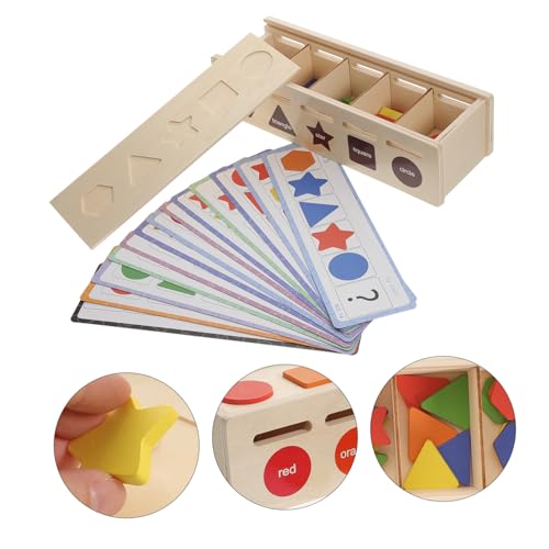 minkissy Holzspielzeug Farben und Formensortierer für Kleinkinder Bunte Sensorische Lernblöcke Motorisches Montessori zur Hand Augen Koordination Nachhaltige Holzbausteine Kompaktes minkissy Holzspielzeug Farben und Formensortierer für Kleinkinder Bunte Sensorische Lernblöcke Motorisches Montessori zur Hand Augen Koordination Nachhaltige Holzbausteine Kompaktes von minkissy