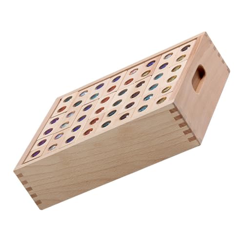 minkissy Holzspielzeug Fingertips Puzzle Lernspielzeug Holzbausteine Diamanten Montessori Kreatives Konstruktionsspielzeug für Kleinkinder Gedächtnis und Kreativität von minkissy