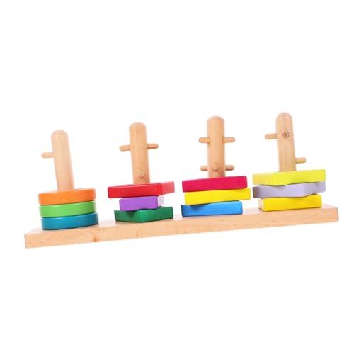 minkissy Holzspielzeug Geometrische Formen Set Teiliges Langlebiges Beech Holz Steckspiel Bunte Formenpuzzle für Sicher und Glatt Poliert Fördert Kreativität und Kognitive Entwicklung minkissy Holzspielzeug Geometrische Formen Set Teiliges Langlebiges Beech Holz Steckspiel Bunte Formenpuzzle für Sicher und Glatt Poliert Fördert Kreativität und Kognitive Entwicklung von minkissy